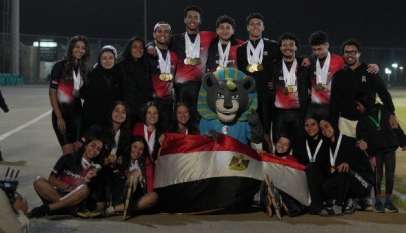مصر تتوج بلقب بطولة أفريقيا للانزلاق